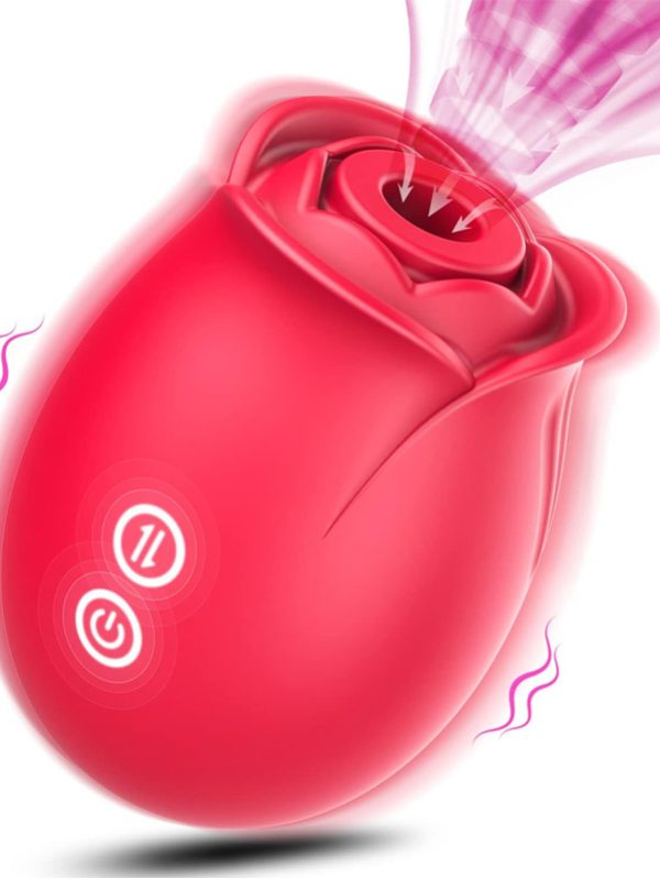 Juguete Sexual en forma de rosa, Vibrador de Succión de rosas para Mujer