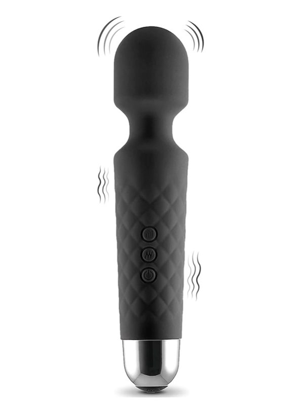 Masajeador personal de silicona para mujer, estimulador del clítoris, 15 modos de vibración, 5 velocidades